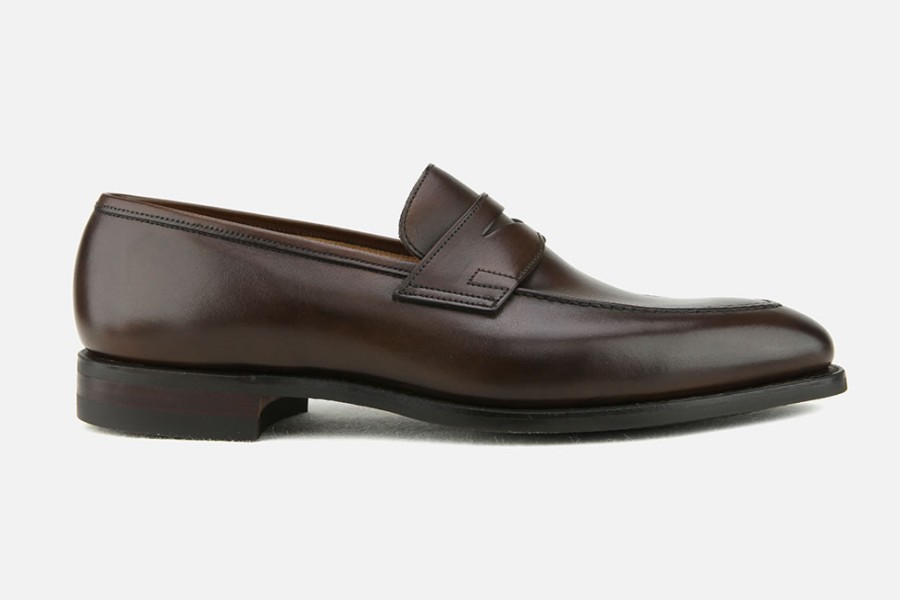 Men Crockett & Jones | Crockett & Jones - Sydney Brown City Sole Loafers On Labotte