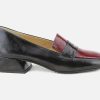 Women Brunate | Brunate - Back Noir Rubis Loafers On Labotte