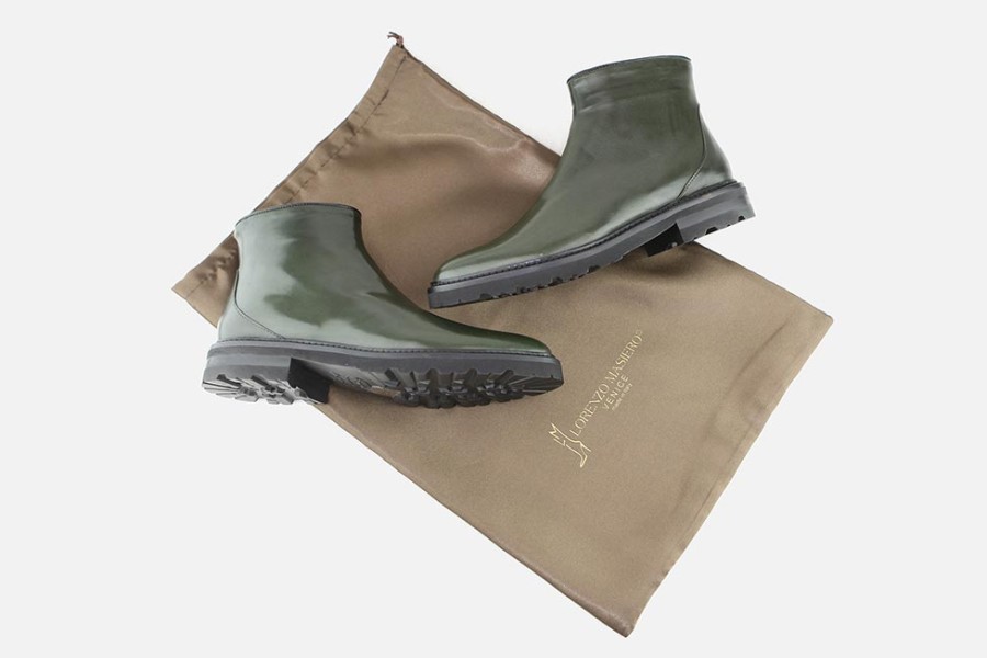 Women Lorenzo Masiero | Lorenzo Masiero - Land Military Ankle Boots On Labotte