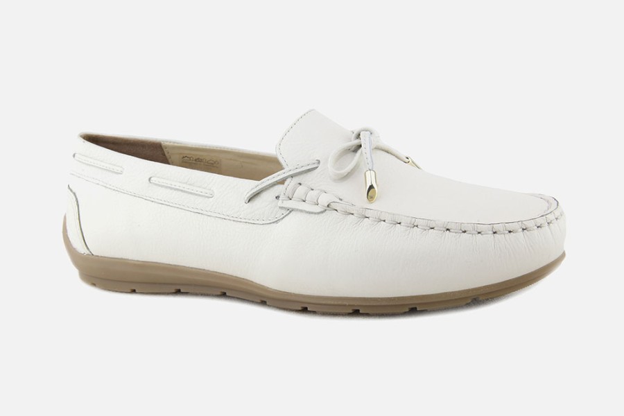 Women Ara | Ara - Alabama Moc Ivoire Loafers On Labotte