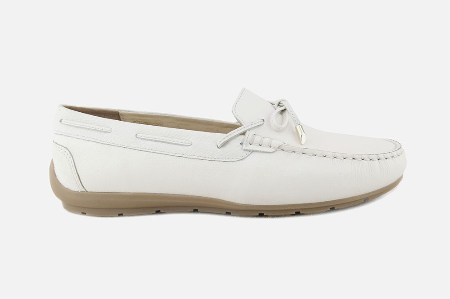 Women Ara | Ara - Alabama Moc Ivoire Loafers On Labotte