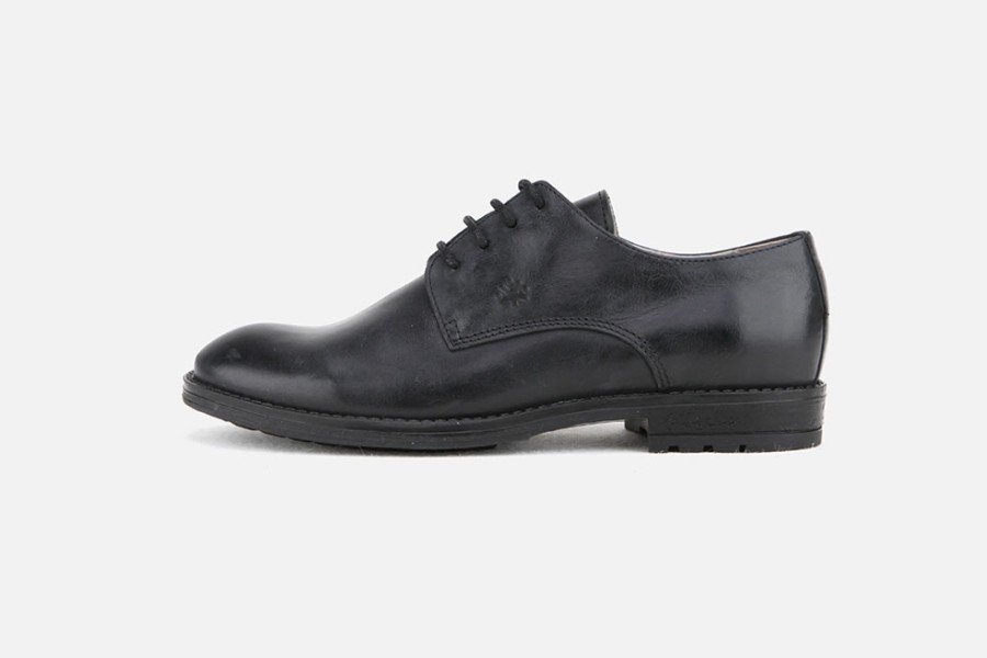 Girls Acebos | Acebos - Albany Noir Lace-Up Shoes On Labotte