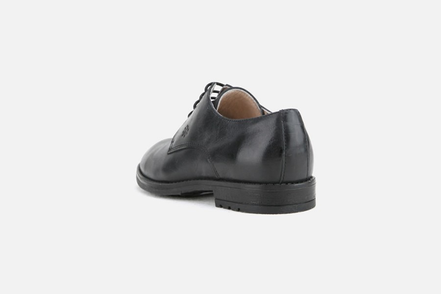 Girls Acebos | Acebos - Albany Noir Lace-Up Shoes On Labotte