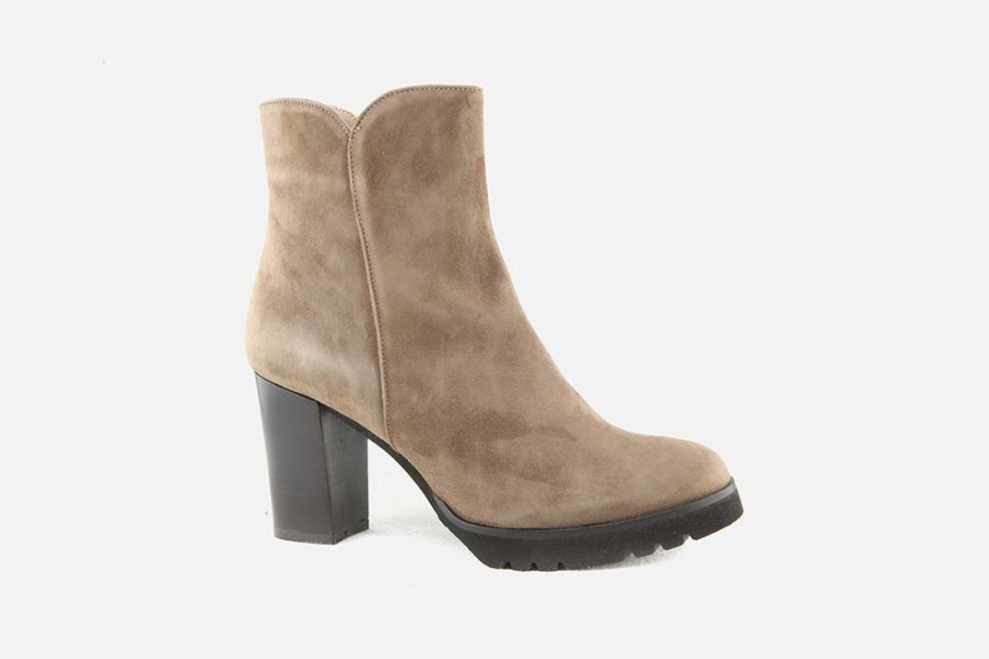 Women Cervone | Cervone - Charleville Sandy Ankle Boots On Labotte