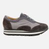 Women Torlasco | Torlasco - Titan Choco Taupe Gris Sneakers On Labotte