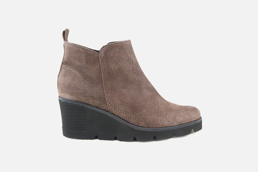 Women Brunate | Brunate - Bellevue Marron Ankle Boots On Labotte