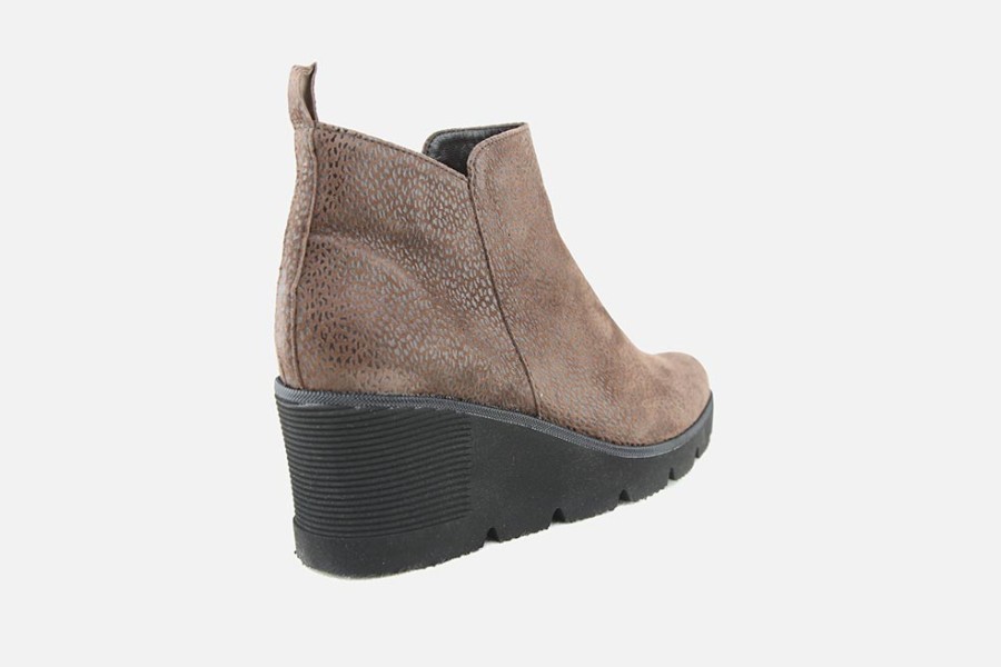 Women Brunate | Brunate - Bellevue Marron Ankle Boots On Labotte