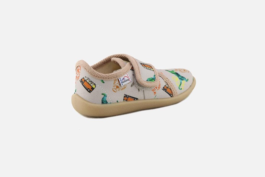 Boys Bellamy | Bellamy - Jungle Naturel Low Slippers On Labotte