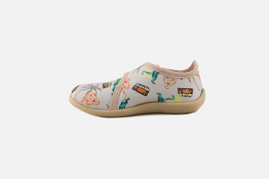 Boys Bellamy | Bellamy - Jungle Naturel Low Slippers On Labotte