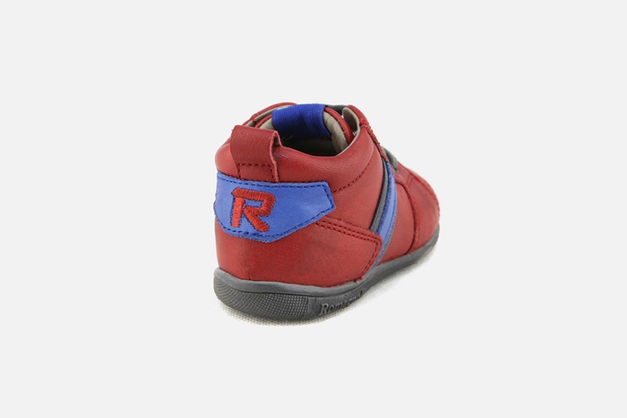 Boys Romagnoli | Romagnoli - Nestor Tomato Lace-Up Boots On Labotte