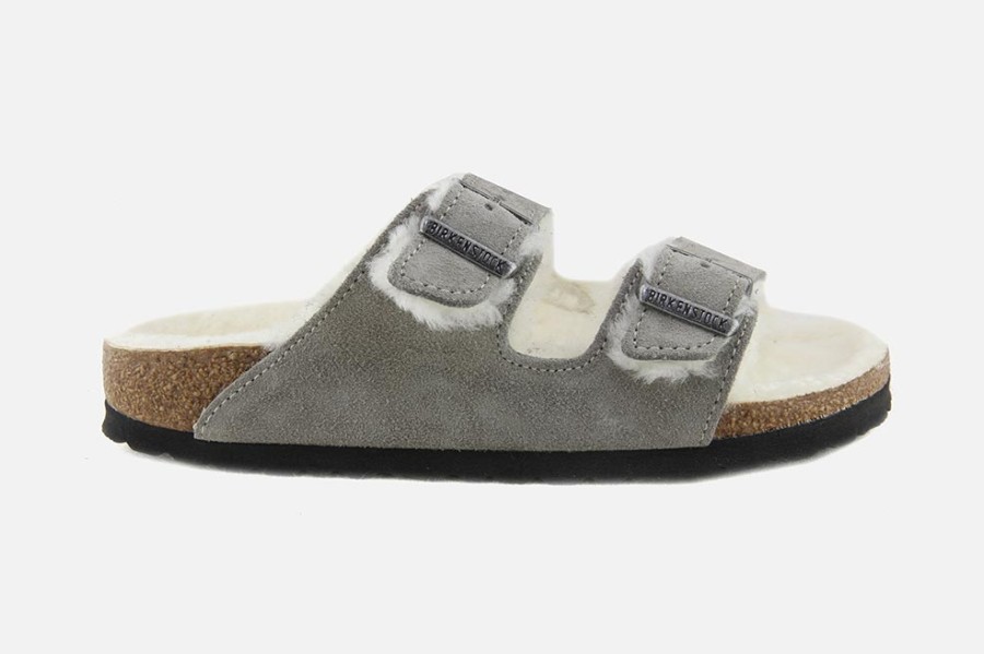 Women Birkenstock | Birkenstock - Arizona Fur Stone Coin Sandals On Labotte