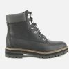 Women Timberland | Timberland - London Square Black Lace-Up Boots On Labotte