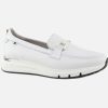 Women Dorking | Dorking - Cascade Moc Blanc Loafers On Labotte