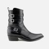 Women Guglielmo Rotta | Guglielmo Rotta - Garrison Noir Boots On Labotte