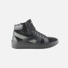 Boys Rondinella | Rondinella - Fairly Noir Smoke Lace-Up Boots On Labotte