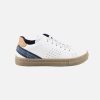 Boys Romagnoli | Romagnoli - Melvil Blanc Bleu Lace-Up Shoes On Labotte