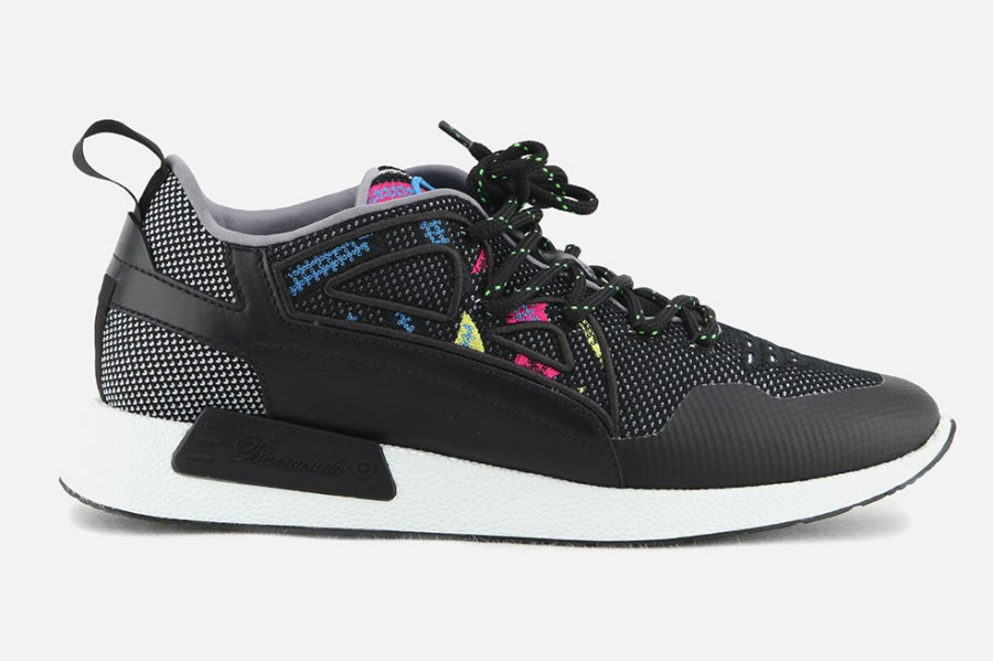 Men Barracuda | Barracuda - Buster Noir Multi Sneakers On Labotte