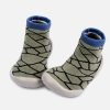 Boys Collégien | Collegien - Triceratops Kaki Slippers-Socks On Labotte