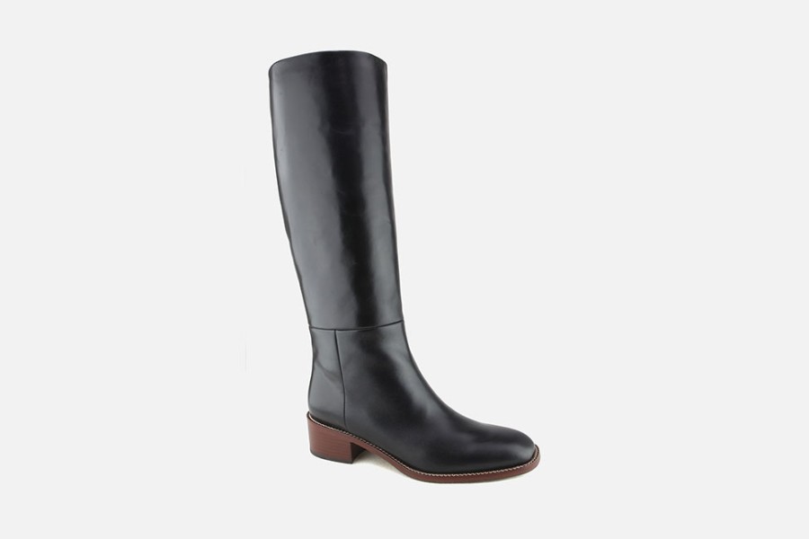 Women Antonio Barbato Maestri Veneziani | Antonio Barbato Maestri Veneziani - Foster Soft Black Boots On Labotte