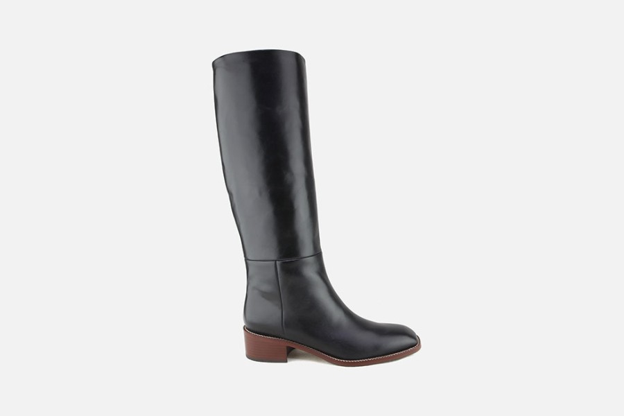 Women Antonio Barbato Maestri Veneziani | Antonio Barbato Maestri Veneziani - Foster Soft Black Boots On Labotte