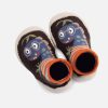 Boys Collégien | Collegien - Velociraptor Noir Multi Slippers-Socks On Labotte