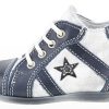 Boys Bellamy | Bellamy - Etoile Bleu Blanc Lace-Up Boots On Labotte