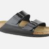 Women Birkenstock | Birkenstock - Arizona Black Patent Sandals On Labotte