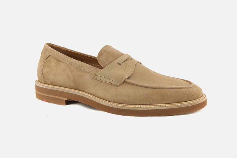 Men LLOYD | Lloyd - Orleans Daim Dune Loafers On Labotte