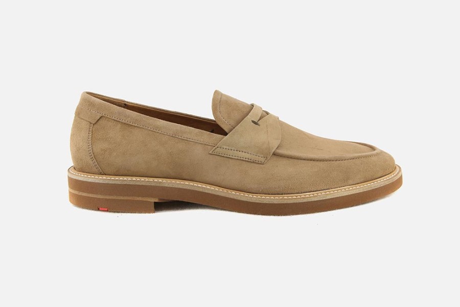 Men LLOYD | Lloyd - Orleans Daim Dune Loafers On Labotte