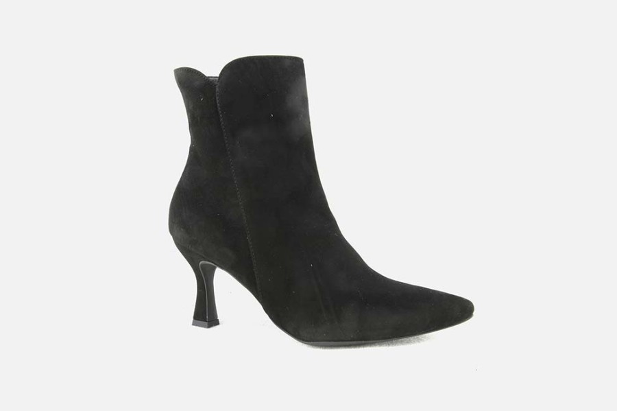 Women Paul Green | Paul Green - Pimprenelle Noir Ankle Boots On Labotte