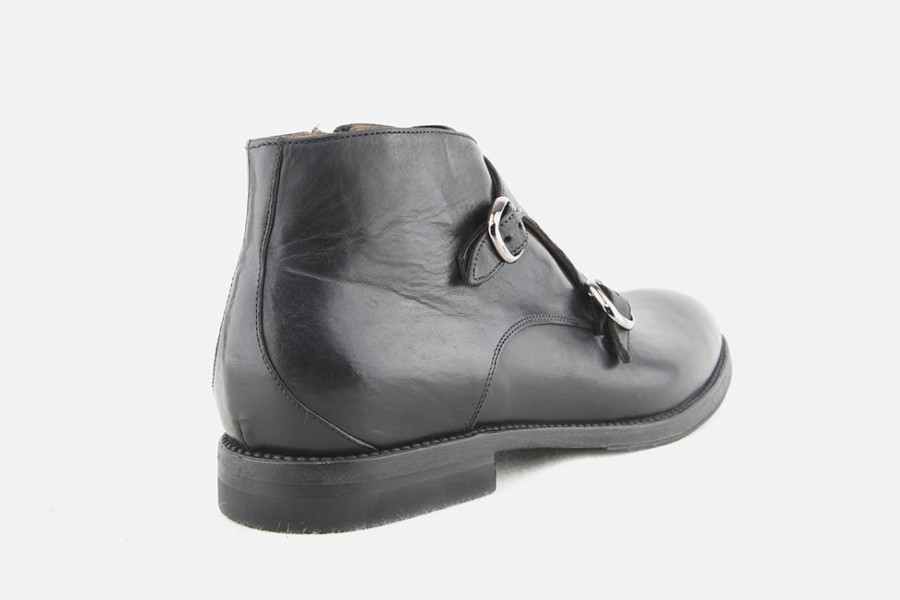 Men Franceschetti | Franceschetti - Ferrante Black Ankle Boots On Labotte