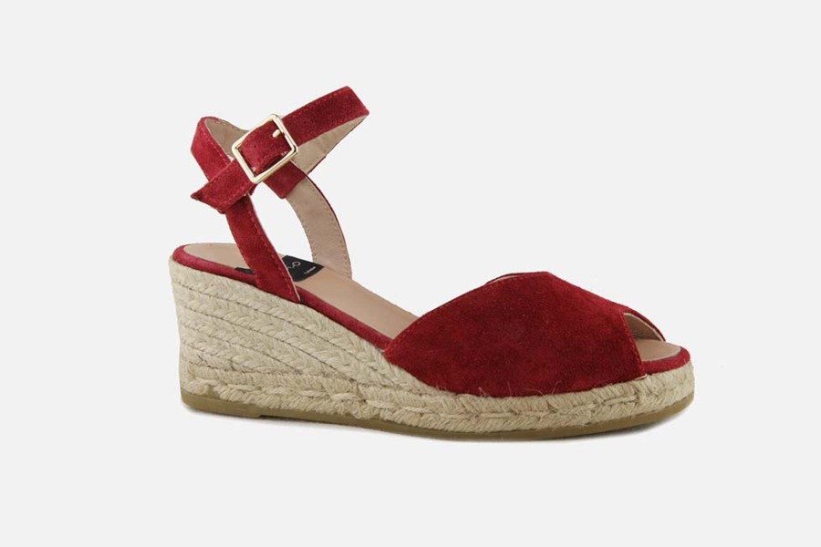 Women Gaimo | Gaimo - Gaimo Ros Rouge Sandals On Labotte