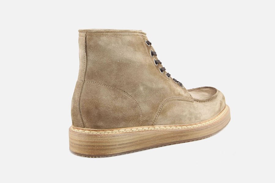 Men Barracuda | Barracuda - Bakersfield Stone Vintage Lace-Up Boots On Labotte