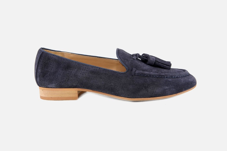 Women Akula | Akula - Alida Bleu Loafers On Labotte