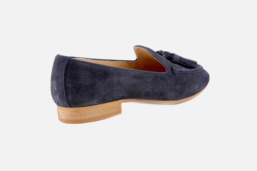 Women Akula | Akula - Alida Bleu Loafers On Labotte