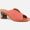 Women Pertini | Pertini - Rime Corail Sandals On Labotte