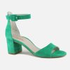 Women Paul Green | Paul Green - Parador Vert Sandals On Labotte