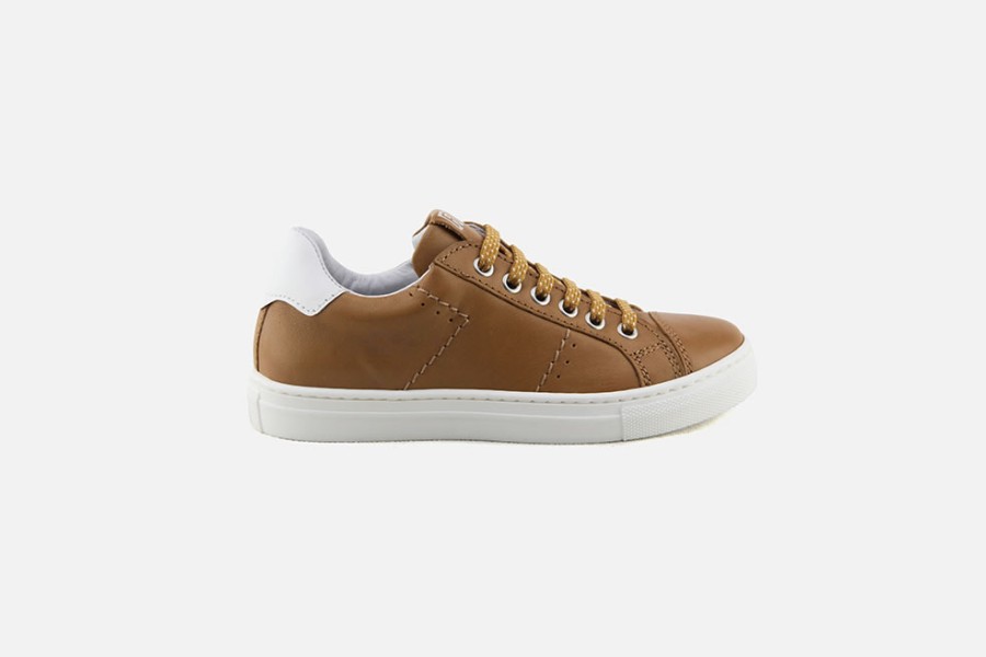 Boys Romagnoli | Romagnoli - Maximilien Cognac Lace-Up Shoes On Labotte