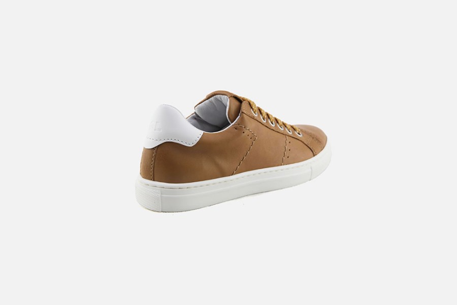 Boys Romagnoli | Romagnoli - Maximilien Cognac Lace-Up Shoes On Labotte