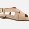 Women Artami | Artami - Okoume Nude Sandals On Labotte