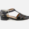 Women Artami | Artami - Ombelle Noir Sandals On Labotte