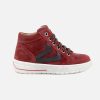 Boys Romagnoli | Romagnoli - Maurin Dark Red Lace-Up Boots On Labotte