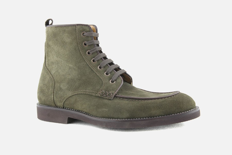 Men Calpierre | Calpierre - Rondo Military Vintage Lace-Up Boots On Labotte