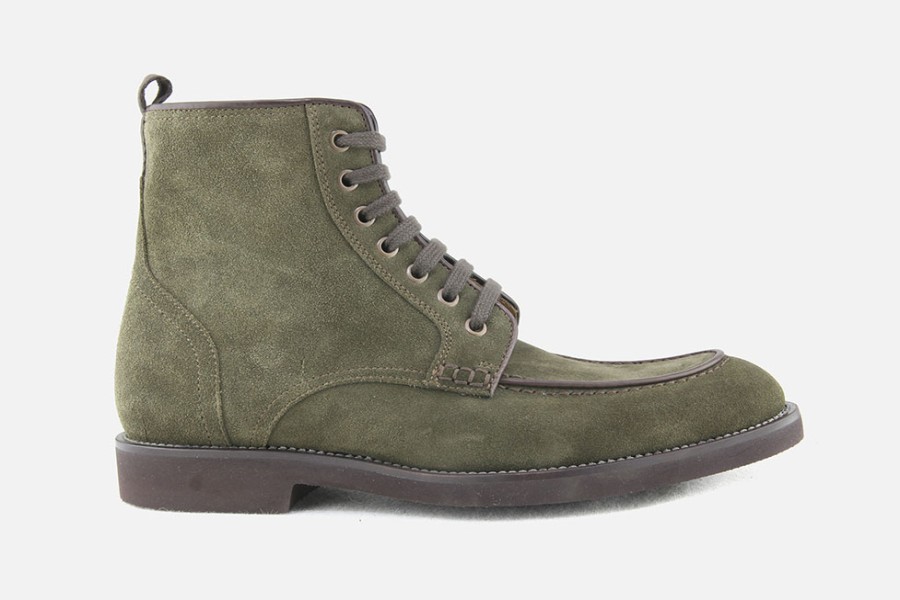 Men Calpierre | Calpierre - Rondo Military Vintage Lace-Up Boots On Labotte