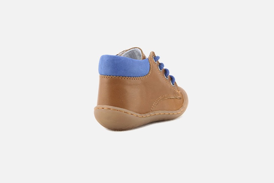 Boys Bellamy | Bellamy - Kalin Camel Bluette Lace-Up Boots On Labotte