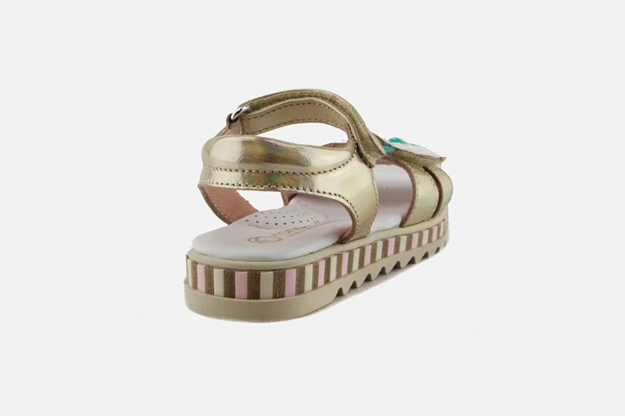 Girls Rondinella | Rondinella - Taratata Or Multi Sandals On Labotte