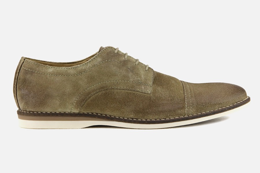 Men Base London | Base London - Concoct Taupe Derbies On Labotte