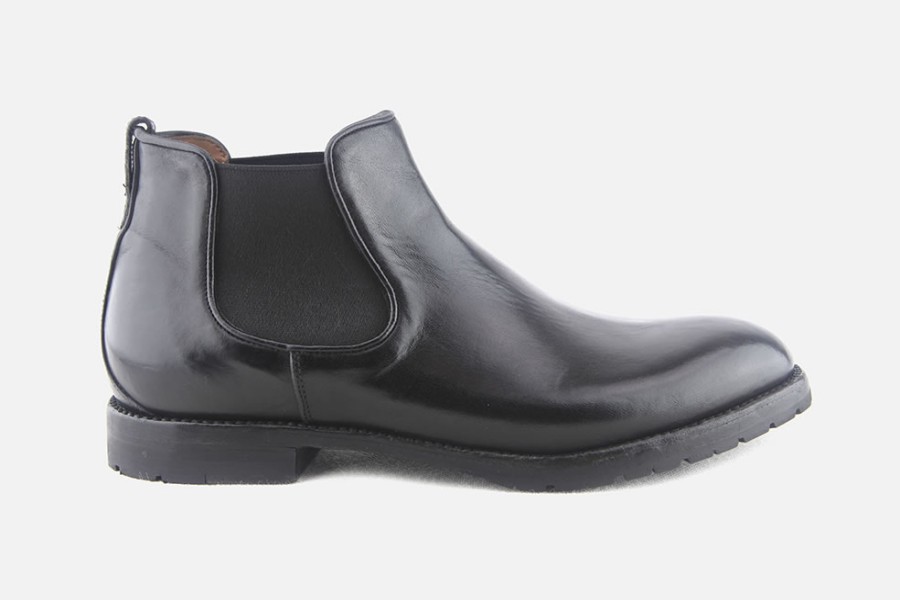 Men Franceschetti | Franceschetti - Ferrare Black Ankle Boots On Labotte