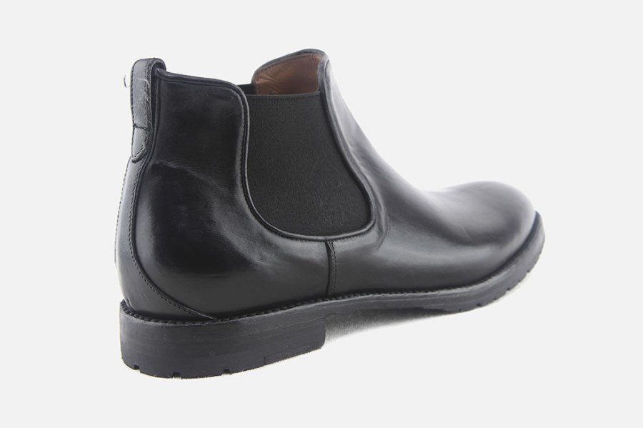 Men Franceschetti | Franceschetti - Ferrare Black Ankle Boots On Labotte