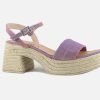 Women Gaimo | Gaimo - Gaimo Fauna Glitter Lilas Sandals On Labotte